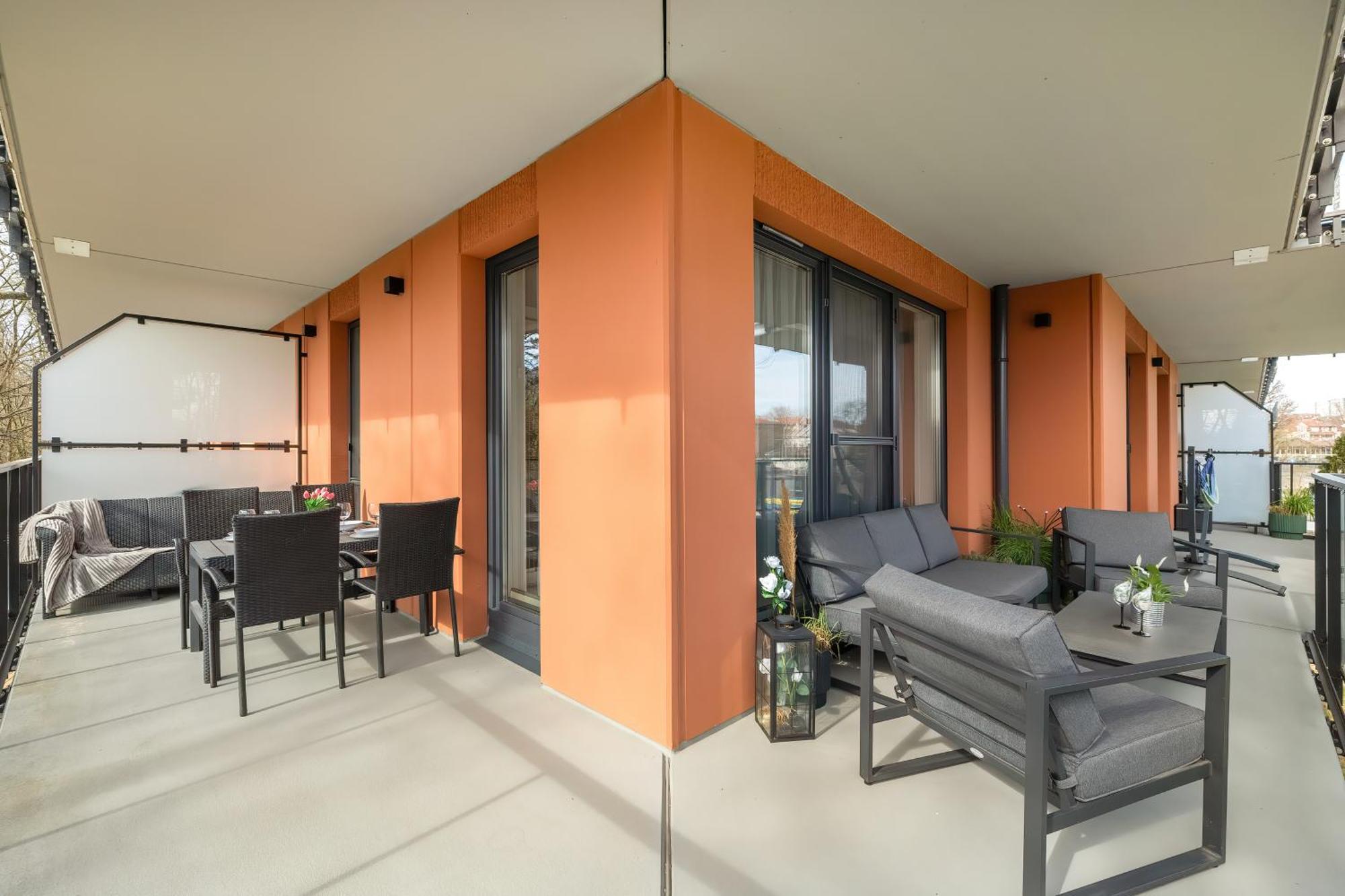 Stylish Apartment Wyspa Solna By Renters Prestige كولوبرزيغ المظهر الخارجي الصورة